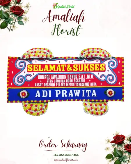 Papan Bunga Ucapan Selamat Pulaupisang